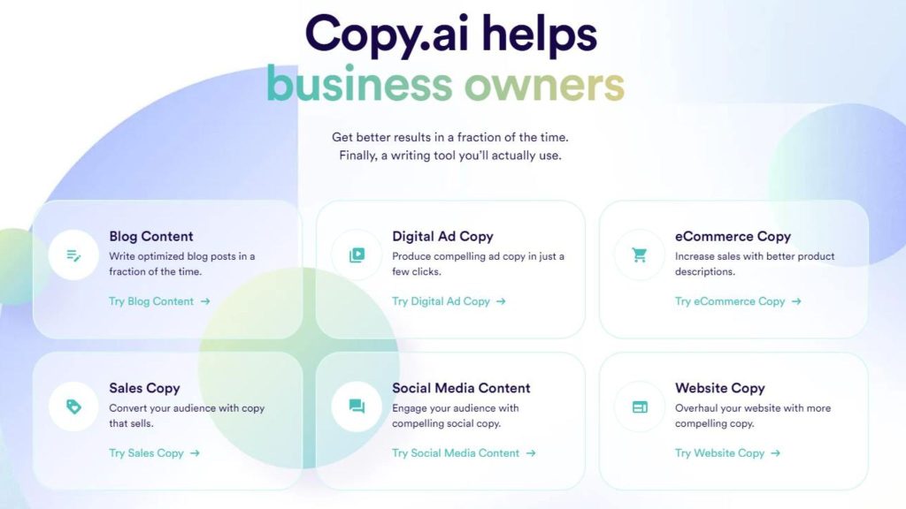 Who is Copy.ai for?